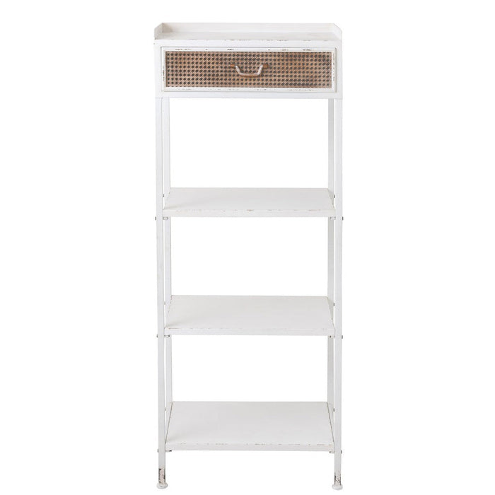 Vakkenkast Wit Metaal 38x54 cm-Vakkenkasten-J-Line