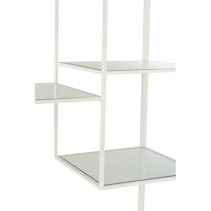 Vakkenkast Wit Metaal 42x82 cm-Opbergkasten-J-Line