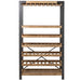 Vakkenkast Zwart Ijzer 38x114 cm-Opbergkasten-J-Line