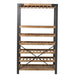 Vakkenkast Zwart Ijzer 38x114 cm-Opbergkasten-J-Line