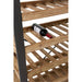 Vakkenkast Zwart Ijzer 38x114 cm-Opbergkasten-J-Line