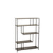 Vakkenkast Zwart Metaal 26x85 cm-Opbergkasten-J-Line