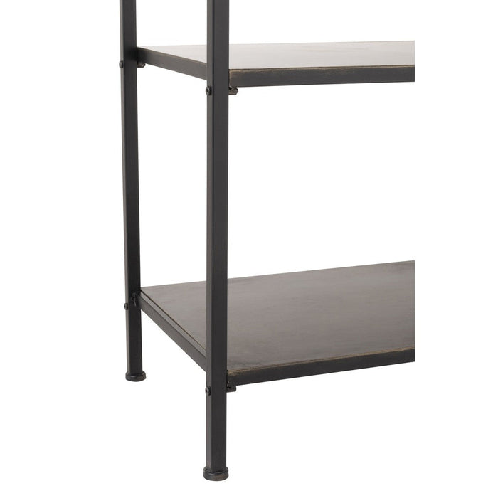 Vakkenkast Zwart Metaal 38x54 cm-Opbergkasten-J-Line