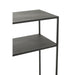 Vakkenkast Zwart Metaal 39x101 cm-Opbergkasten-J-Line