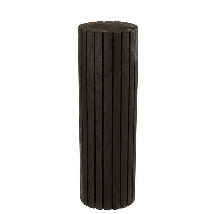 Vakkenkast Zwart Paulownia hout 24 cm-Opbergkasten-J-Line