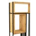 Vakkenkast Zwart ijzer S 30x65 cm-Vakkenkasten-J-Line