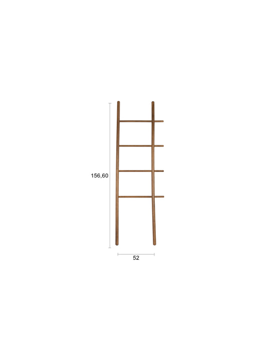 Vazen Ladder Jhon Oak hout Bruin 3.5x52 cm-Vazen-Creating Home