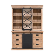 Vitrinekast Fresno 160 cm 160x45x220 cm-Vitrinekasten-Starfurn