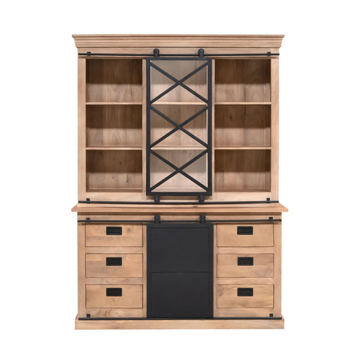 Vitrinekast Fresno 160 cm 160x45x220 cm-Vitrinekasten-Starfurn