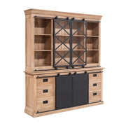 Vitrinekast Fresno XXL 200 cm 200x45x220 cm-Vitrinekasten-Starfurn