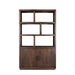 Vitrinekast Jaxx Mangohout Bruin 120x45x200 cm-Vitrinekasten-Livingfurn