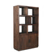 Vitrinekast Jaxx Mangohout Bruin 120x45x200 cm-Vitrinekasten-Livingfurn