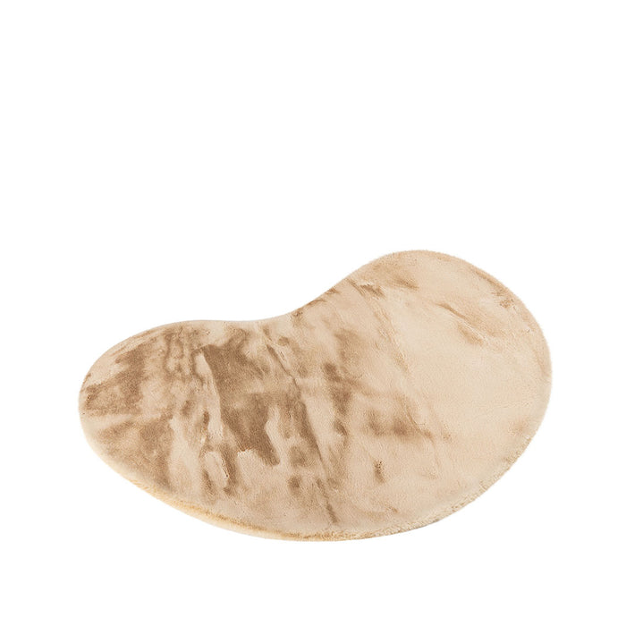 Vloerkleden Indy - Beige - Polyester - 160x230 cm - Organisch-Rechthoekige vloerkleden-LABEL51
