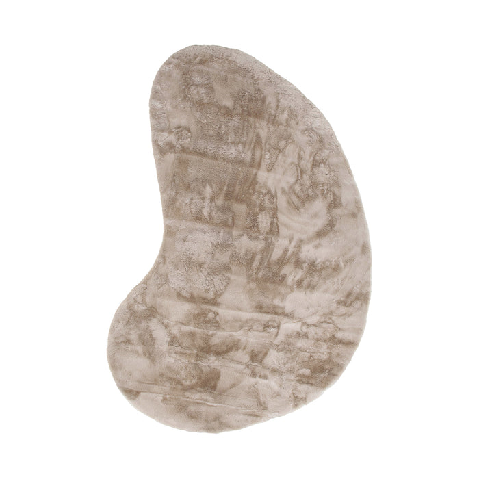 Vloerkleden Indy - Beige - Polyester - 160x230 cm - Organisch-Rechthoekige vloerkleden-LABEL51