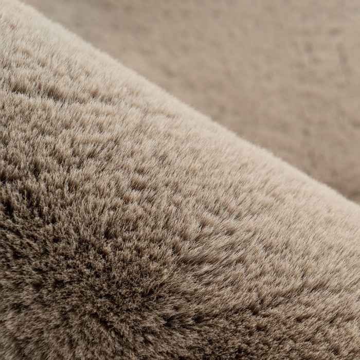 Vloerkleden Indy - Taupe - Polyester - 160x230 cm - Organisch-Rechthoekige vloerkleden-LABEL51