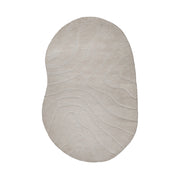Vloerkleed 160x230 Goa Polyester Taupe-Rechthoekige vloerkleden-LABEL51
