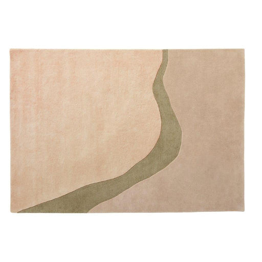 Vloerkleed 160x230 cm Organix 750 Khaki Wol-Rechthoekige vloerkleden-Brinker Carpets