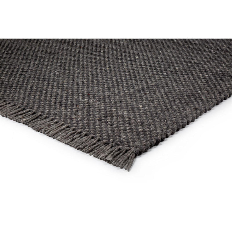 Vloerkleed 170x230 cm Burano Anthracite 614-604 Wol-Rechthoekige vloerkleden-Brinker Carpets