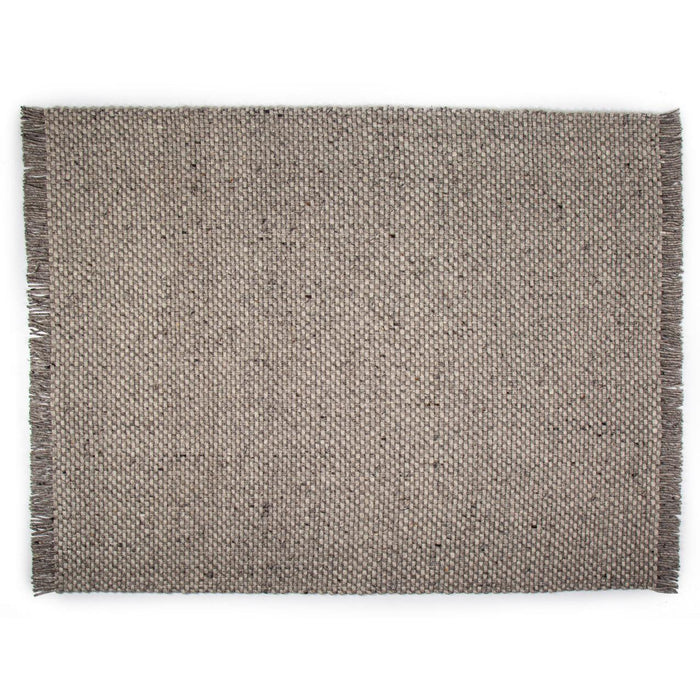 Vloerkleed 170x230 cm Burano Dark Grey 618-613 Wol-Rechthoekige vloerkleden-Brinker Carpets