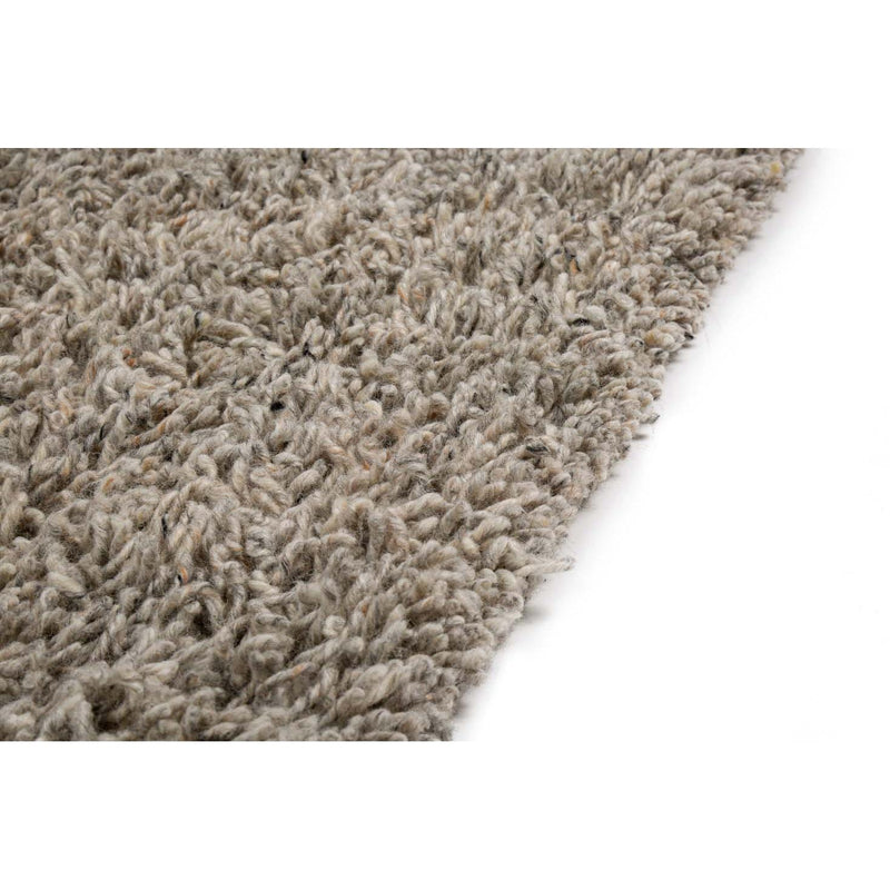 Vloerkleed 200x300 cm Berbero Lungo Natural Grey Wol-Rechthoekige vloerkleden-Brinker Carpets
