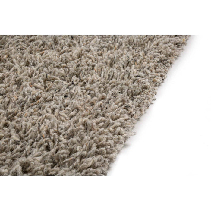 Vloerkleed 200x300 cm Berbero Lungo Natural Grey Wol-Rechthoekige vloerkleden-Brinker Carpets