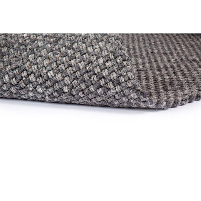 Vloerkleed 200x300 cm Burano Anthracite 614-604 Wol-Rechthoekige vloerkleden-Brinker Carpets