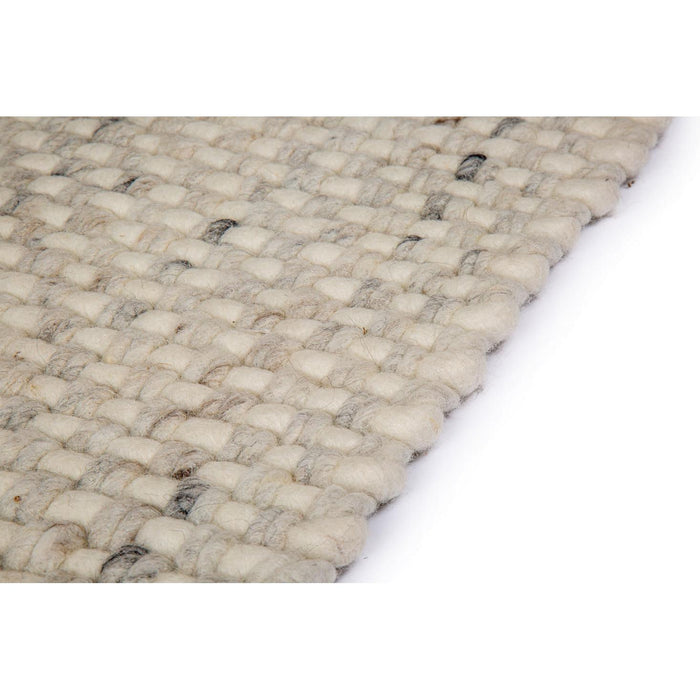 Vloerkleed 200x300 cm Burano White Grey 001-367 Wol-Rechthoekige vloerkleden-Brinker Carpets