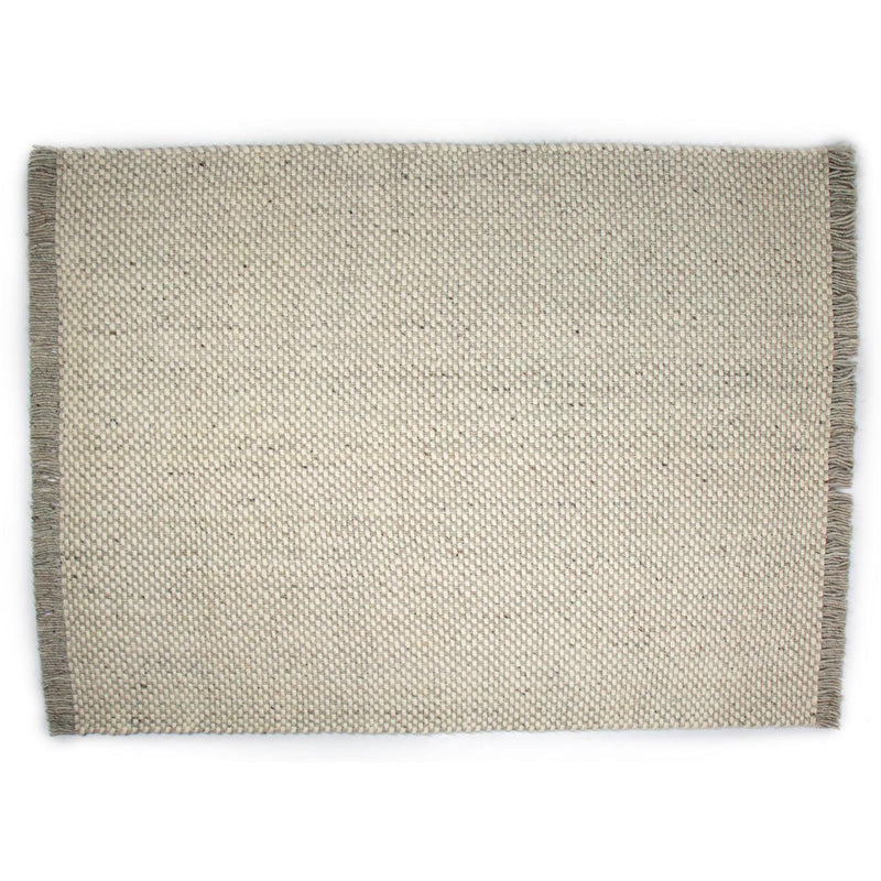 Vloerkleed 200x300 cm Burano White Grey 001-367 Wol-Rechthoekige vloerkleden-Brinker Carpets