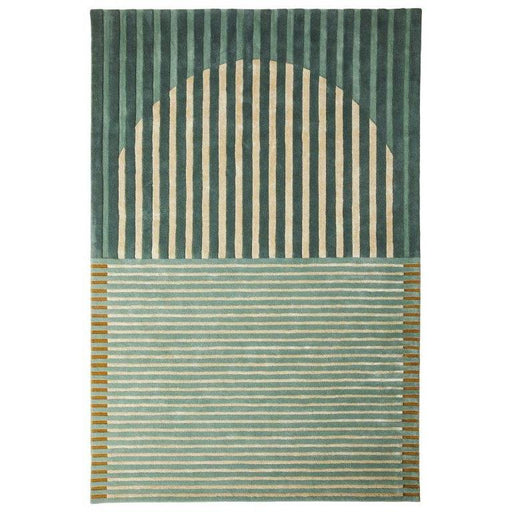 Vloerkleed 200x300 cm Fano Green Wol-Rechthoekige vloerkleden-Brinker Carpets