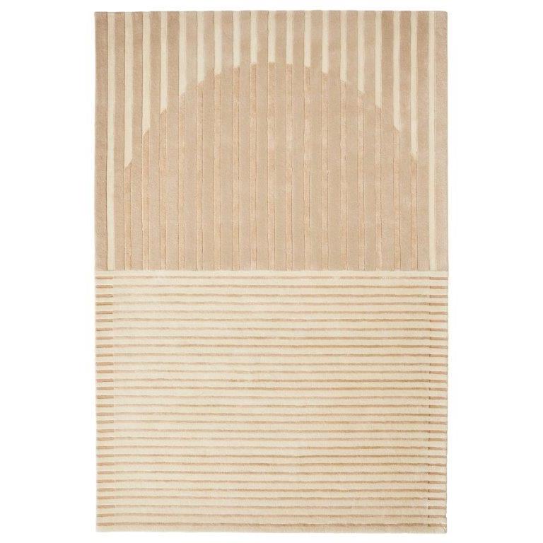 Vloerkleed 200x300 cm Fano White Beige Wol-Rechthoekige vloerkleden-Brinker Carpets