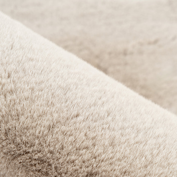 Vloerkleed 290x200 Indy Polyester Beige-Rechthoekige vloerkleden-LABEL51