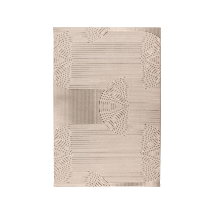 LABEL51 Vloerkleed 290x200 Lavita Taupe Polyester-Rechthoekige vloerkleden-LABEL51