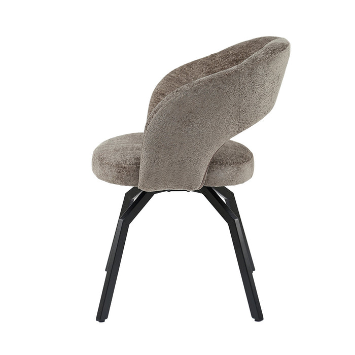 Vloerkleed Aranea Polyester Bruin 63x62 cm-Rechthoekige vloerkleden-PTMD