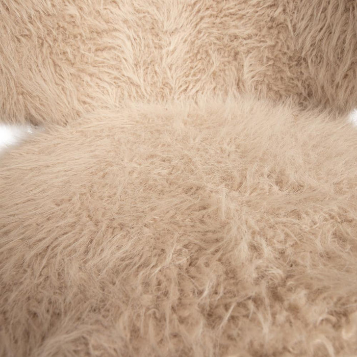 Vloerkleed Ares Polyester Beige 61x61 cm-Rechthoekige vloerkleden-PTMD