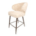 Vloerkleed Ares Polyester Beige 61x66 cm-Rechthoekige vloerkleden-PTMD