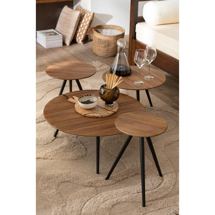 Vloerkleed Beige Katoen Franjes 160x230 cm-Rechthoekige vloerkleden-J-Line