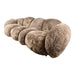 Vloerkleed Curvae Polyester Beige 109x238 cm 724717-Rechthoekige vloerkleden-PTMD