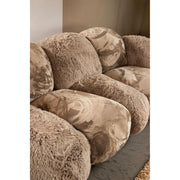 Vloerkleed Curvae Polyester Beige 109x238 cm 724717-Rechthoekige vloerkleden-PTMD