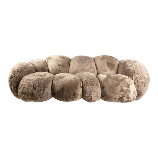 Vloerkleed Curvae Polyester Beige 109x238 cm 724717-Rechthoekige vloerkleden-PTMD