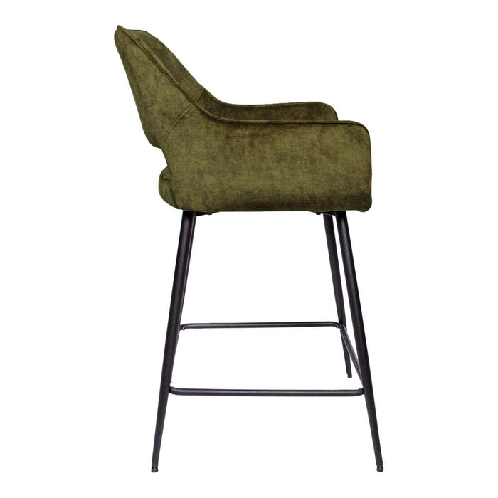 Vloerkleed Fal Polyester Zwart 54x60 cm 702020-Rechthoekige vloerkleden-PTMD
