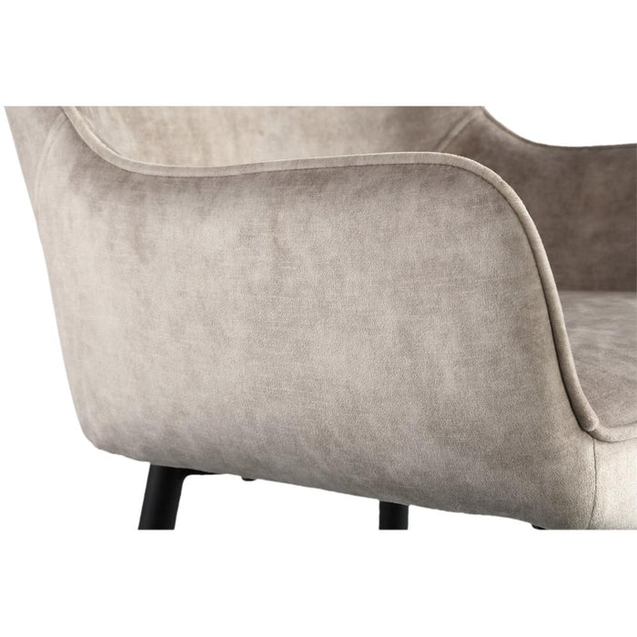 Vloerkleed Fal Polyester Zwart 54x60 cm 702536-Rechthoekige vloerkleden-PTMD