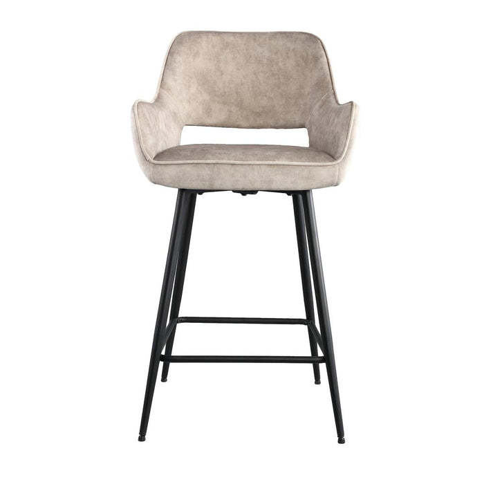 Vloerkleed Fal Polyester Zwart 54x60 cm 702536-Rechthoekige vloerkleden-PTMD