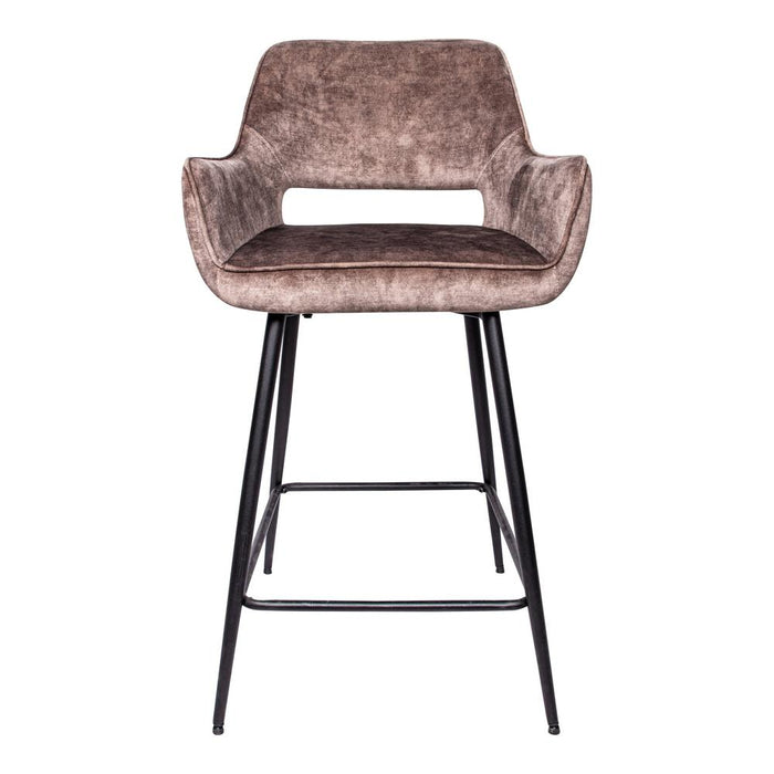 Vloerkleed Fal Polyester Zwart 54x60 cm 710057-Rechthoekige vloerkleden-PTMD