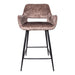 Vloerkleed Fal Polyester Zwart 54x60 cm 710057-Rechthoekige vloerkleden-PTMD