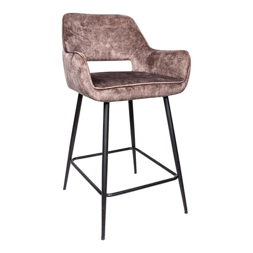 Vloerkleed Fal Polyester Zwart 54x60 cm 710057-Rechthoekige vloerkleden-PTMD