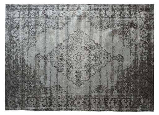 Vloerkleed Kelly Dove Katoen Grijs 290x200 cm-Rechthoekige vloerkleden-Livingfurn