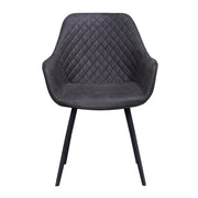 Vloerkleed Luca Antraciet Grijs 65x59 cm-Rechthoekige vloerkleden-Livingfurn