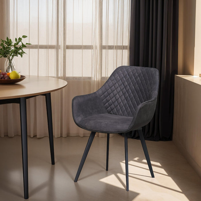 Vloerkleed Luca Antraciet Grijs 65x59 cm-Rechthoekige vloerkleden-Livingfurn