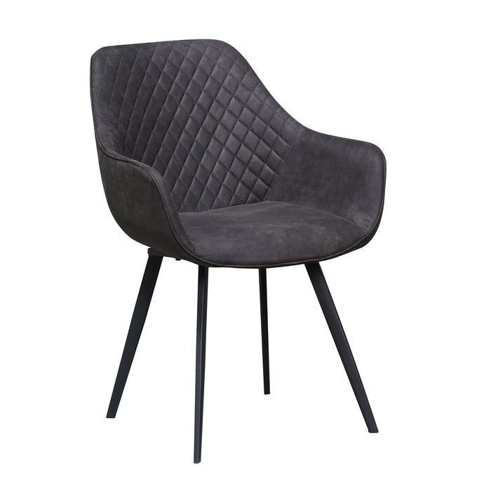 Vloerkleed Luca Antraciet Grijs 65x59 cm-Rechthoekige vloerkleden-Livingfurn