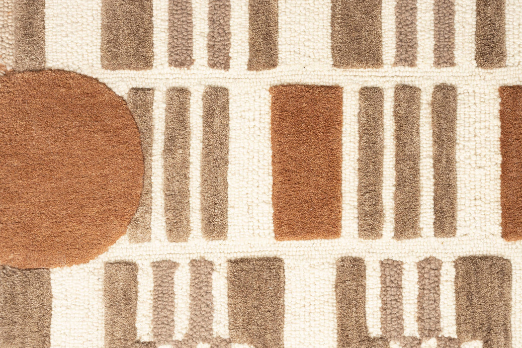 Vloerkleed Mundra Wol Beige 160x230 cm